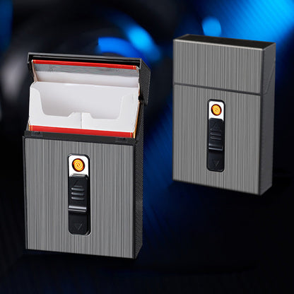 💥Best-seller🔥Étui + Briquet 2-en-1 – Toujours prêt, toujours classe