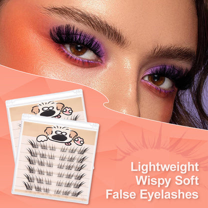Faux cils légers, vaporeux et doux