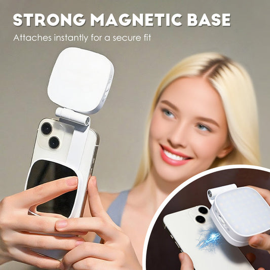 Lampe Selfie Magnétique Portable pour Téléphone 3-en-1
