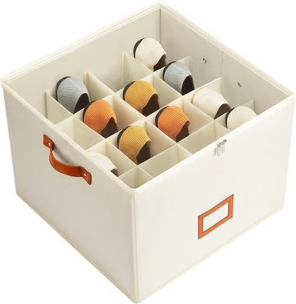 Boîte de Rangement pour Chaussures en Tissu Pliable