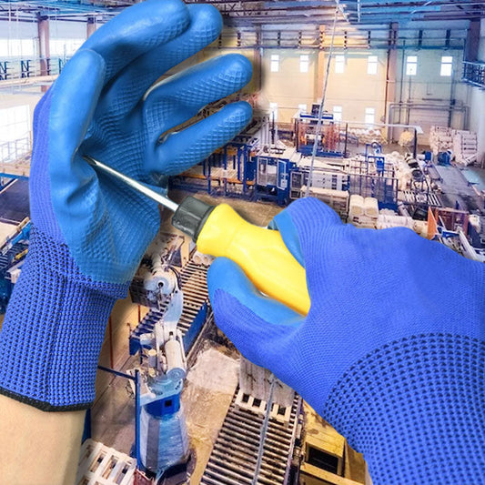 Gants de travail de sécurité résistants à l'usure en latex