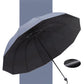 12-Rib Large Foldable Windproof Umbrella