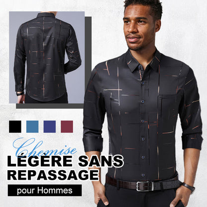 Chemise Légère sans Repassage pour Hommes