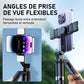 Trépied et perche à selfie portable pour téléphone