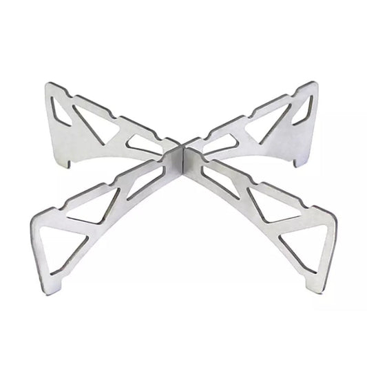 Support pliable et portable pour réchaud de camping