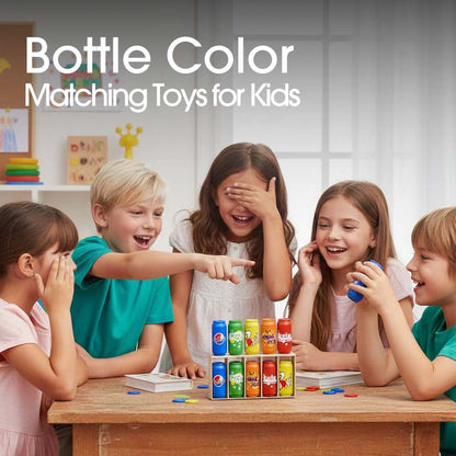 📢📢50% DE RÉDUCTION ! 🎨🥤 Jouets pour Enfants Assortis à la Couleur des Bouteilles – Design Vibrant, Polyvalent & Développement Cognitif ⚡