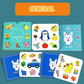 Cartes éducatives et interactives pour un jeu de correspondance parent-enfan