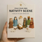 Kit de Bricolage en Papier Origami – Nativité de Noël