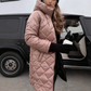 ⏳50 % de réduction pour une durée limitée⏰💃Manteau matelassé long à capuche pour femme🧥