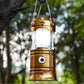 🔆 Lampe de camping rétractable 3-en-1 – Solaire + USB, 12 h d'autonomie, 261 g, résistante à l'eau IP65
