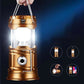 🔆 Lampe de camping rétractable 3-en-1 – Solaire + USB, 12 h d'autonomie, 261 g, résistante à l'eau IP65