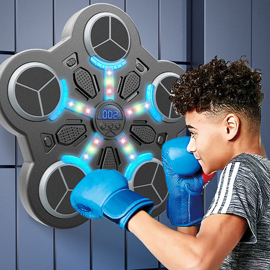 🥊50% DE RÉDUCTION !🚀Sac de Frappe Bluetooth Enfant – Musique LED, Exercice Fun & Durable 🎶