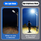 Lampe solaire de rue avec détecteur de mouvement et télécommande
