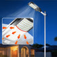 Lampe solaire de rue avec détecteur de mouvement et télécommande