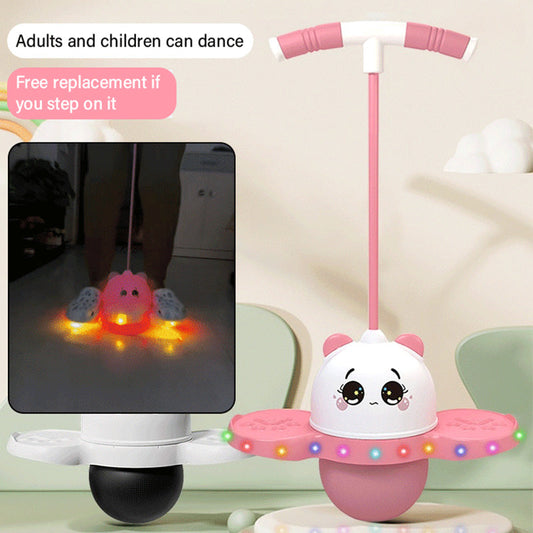 🎈 50% DE RÉDUCTION ! 🧒 Jouet d‘Équilibre et Saut – Lumières Colorées, Rebond Actif & Développe la Coordination Motrice ⚡✨