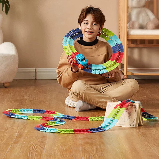 Jouets éducatifs avec voiture et rail