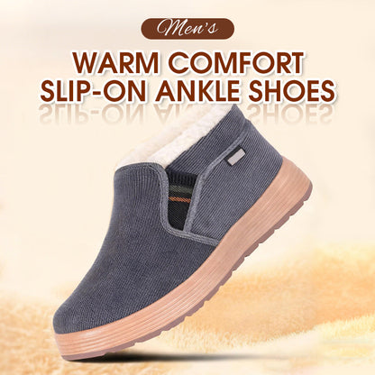 Chaussures à enfiler chaudes et confortables pour hommes