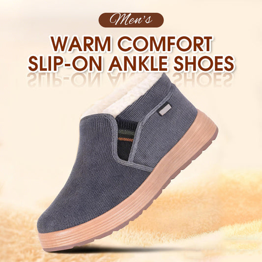 Chaussures à enfiler chaudes et confortables pour hommes
