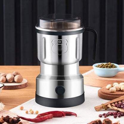 🎁 50% de réduction ! ⏳ Moulin électrique multifonctionnel pour usage domestique – 300W, cuchilla en S, 500 ml, acier inoxydable & facile à nettoyer ! ☕🌶️