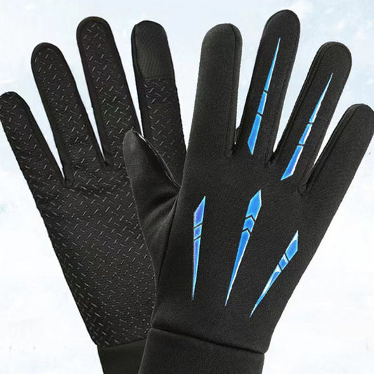 Gants de cyclisme thermiques tactiles d'hiver pour hommes