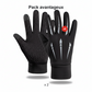 Gants de cyclisme thermiques tactiles d'hiver pour hommes