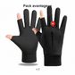 Gants de cyclisme thermiques tactiles d'hiver pour hommes