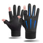 Gants de cyclisme thermiques tactiles d'hiver pour hommes