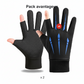 Gants de cyclisme thermiques tactiles d'hiver pour hommes