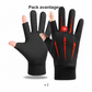 Gants de cyclisme thermiques tactiles d'hiver pour hommes