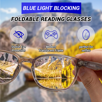 Lunettes de lecture pliables anti-lumière bleue