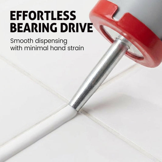 🔥👉📣Pistolet à mastic récemment amélioré avec canon rotatif + grattoir à mastic