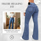 ⏳Offre spéciale à durée limitée⏰👖Jean évasé stretch taille haute pour femme