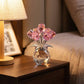 🌷 Offre spéciale Fête des Mères – 50 % de réduction !💎 Figurine Éternelle en Cristal – Rose dans un Vase, Symbole d’Amour Inaltérable & Décoration de Luxe 🌹✨