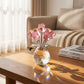 🌷 Offre spéciale Fête des Mères – 50 % de réduction !💎 Figurine Éternelle en Cristal – Rose dans un Vase, Symbole d’Amour Inaltérable & Décoration de Luxe 🌹✨