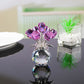 🌷 Offre spéciale Fête des Mères – 50 % de réduction !💎 Figurine Éternelle en Cristal – Rose dans un Vase, Symbole d’Amour Inaltérable & Décoration de Luxe 🌹✨
