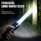 Lampe de poche LED zoom multifonctionnelle avec affichage de la puissance