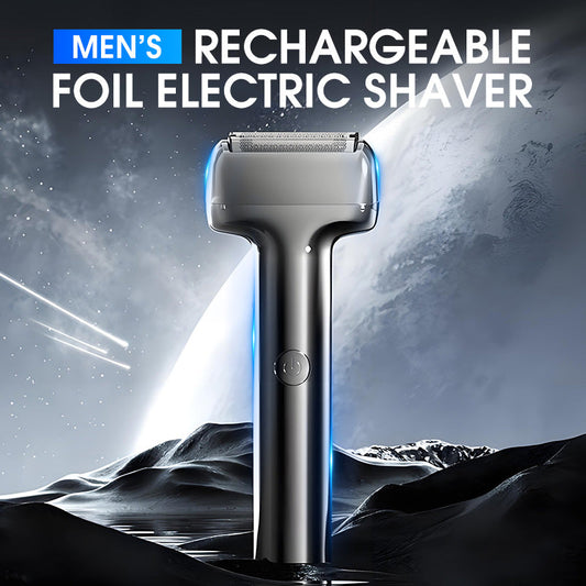 Rasoir électrique à grille rechargeable - Rasage doux et précis avec longue autonomie