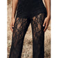 🔈🔈60% DE RÉDUCTION !👖Pantalon élégant en dentelle évasée à taille haute – Short intégré et style bohème chic pour l’été et les festivals 🌸