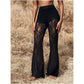 🔈🔈60% DE RÉDUCTION !👖Pantalon élégant en dentelle évasée à taille haute – Short intégré et style bohème chic pour l’été et les festivals 🌸