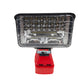 🔦 50 % DE RÉDUCTION ! ⚡ Lampe de travail compatible Makita 18 V – Projecteur LED 2 modes, double port USB, idéale pour les chantiers, les ateliers et les situations d'urgence 🛠️