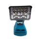 🔦 50 % DE RÉDUCTION ! ⚡ Lampe de travail compatible Makita 18 V – Projecteur LED 2 modes, double port USB, idéale pour les chantiers, les ateliers et les situations d'urgence 🛠️
