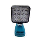 🔦 50 % DE RÉDUCTION ! ⚡ Lampe de travail compatible Makita 18 V – Projecteur LED 2 modes, double port USB, idéale pour les chantiers, les ateliers et les situations d'urgence 🛠️