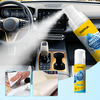 📢⏰🚗 OFFRE : 1 ACHETÉS, LE 3E OFFERT ! Nettoyant Moussant Puissant & Polyvalent pour Intérieur Auto – Sans Rinçage, 150 ml