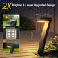 ✨ PROMO LIMITÉE 50% DE RÉDUCTION ! 🏡 Lot de 4 Lampes Solaires de Jardin en Forme de 7 – 12h d'Éclairage, IP65 💡