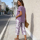 👗50% DE RÉDUCTION ! Ensemble Haut Long & Pantalon Large – Tissu Doux, Look Décontracté ☁️🌿【Offre Limitée】