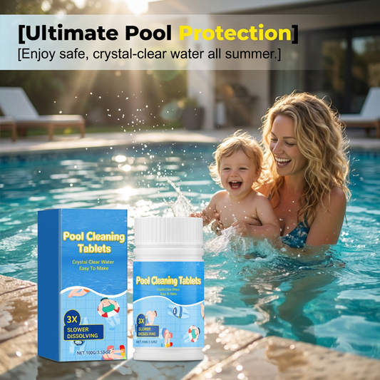 💖✨Comprimés nettoyants pour piscine pour une eau cristalline