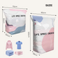 Sacs sous vide compressibles sans pompe - Solution pratique pour ranger vêtements et linge de maison