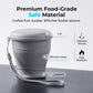 Gobelet de voyage pliable en silicone avec couvercle