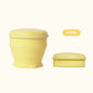 Gobelet de voyage pliable en silicone avec couvercle
