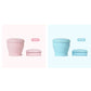 Gobelet de voyage pliable en silicone avec couvercle